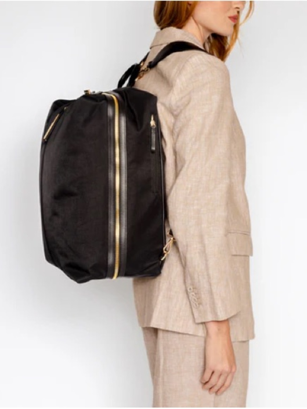 Caraa Studio 2XL Backpack with Gold Hardware - Picture 2 of 10